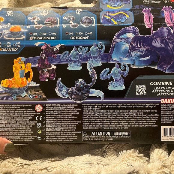 Bakugan Deluxe Training Set With Special Attack Mantid, Octogan, & Dragonoid - Picture 7 of 8